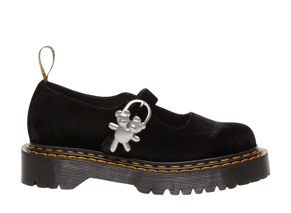 ヘブン バイ マークジェイコブス × ドクターマーチン ウィメンズ アディナ ベックス ベルベット "ブラック"