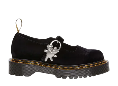 Heaven By Marc Jacobs × Dr.Martens Women's Addina Bex Velvet "Black"