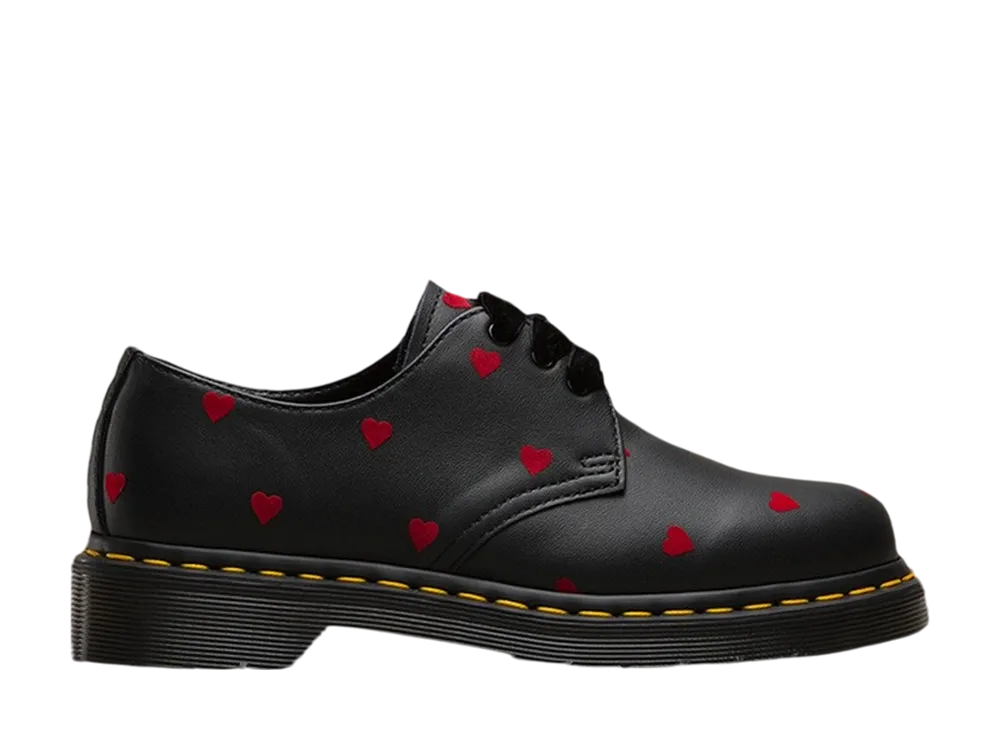レイジーオーフ × ドクターマーチン ウィメンズ 1461 ロー ハート"ブラック"