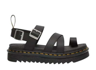 Dr.Martens Women's Avry Hydro Leather Strap Sandal "Black"