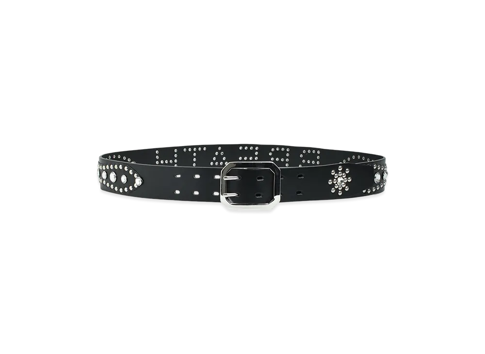 BREATH Studs Logo Belt "Black/Black"