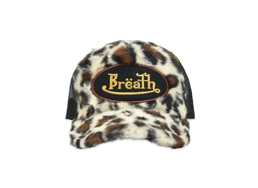 BREATH Faux Leopard Fur Cap BREATH Faux Leopard Fur Cap