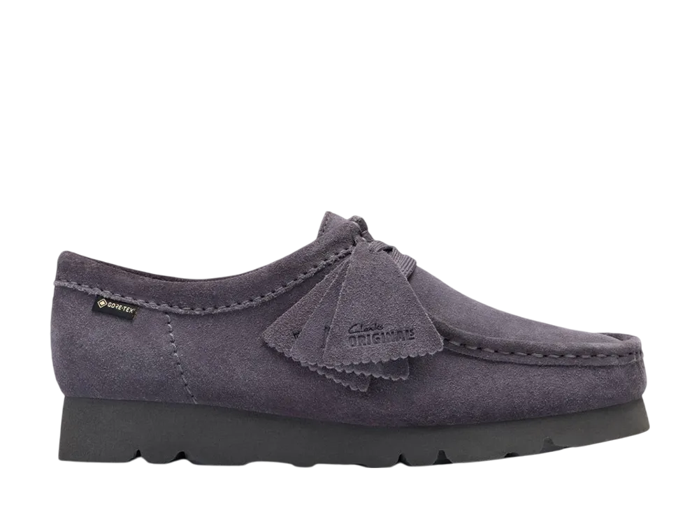 Clarks Women's Wallabee GORE-TEX "Purple Grey Suede"