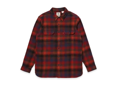 LEVI'S Jackson Worker Shirt Jonty Plaid "Red"
