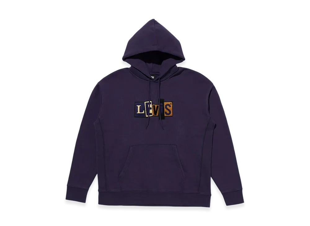 LEVI'S Skate Hoodie Chenille Patch "Purple"