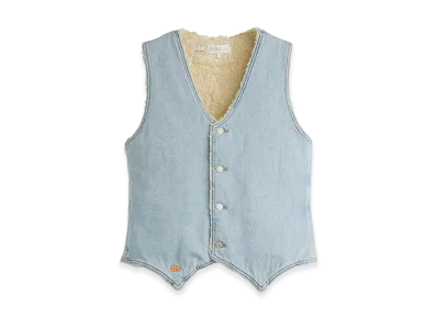 LEVI'S x ERL Sherpa Vest "Light Indigo"
