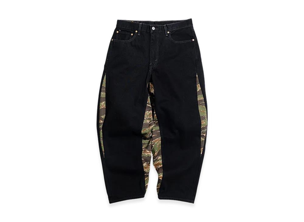 LEVI'S Nagoya Limited 550 Customized Expansion Baggy Jeans V2 S/D "Black Denim"