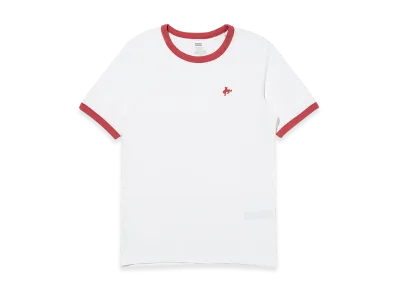 LEVI'S Retroemb Ringer T-shirt "White"