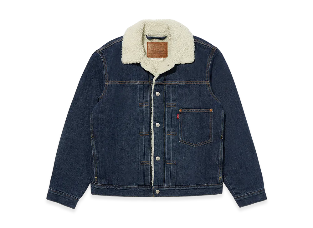 LEVI'S Type I Sherpa Trucker Jacket "Indigo"