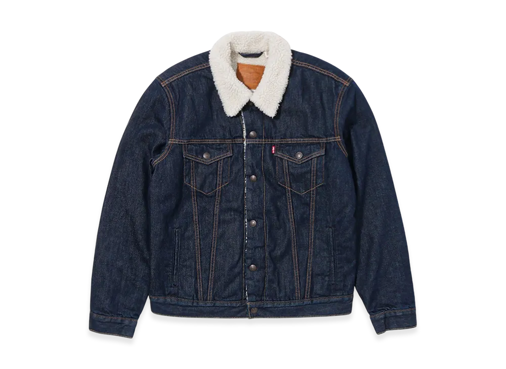 LEVI'S Type III Sherpa Trucker Jacket "Indigo"
