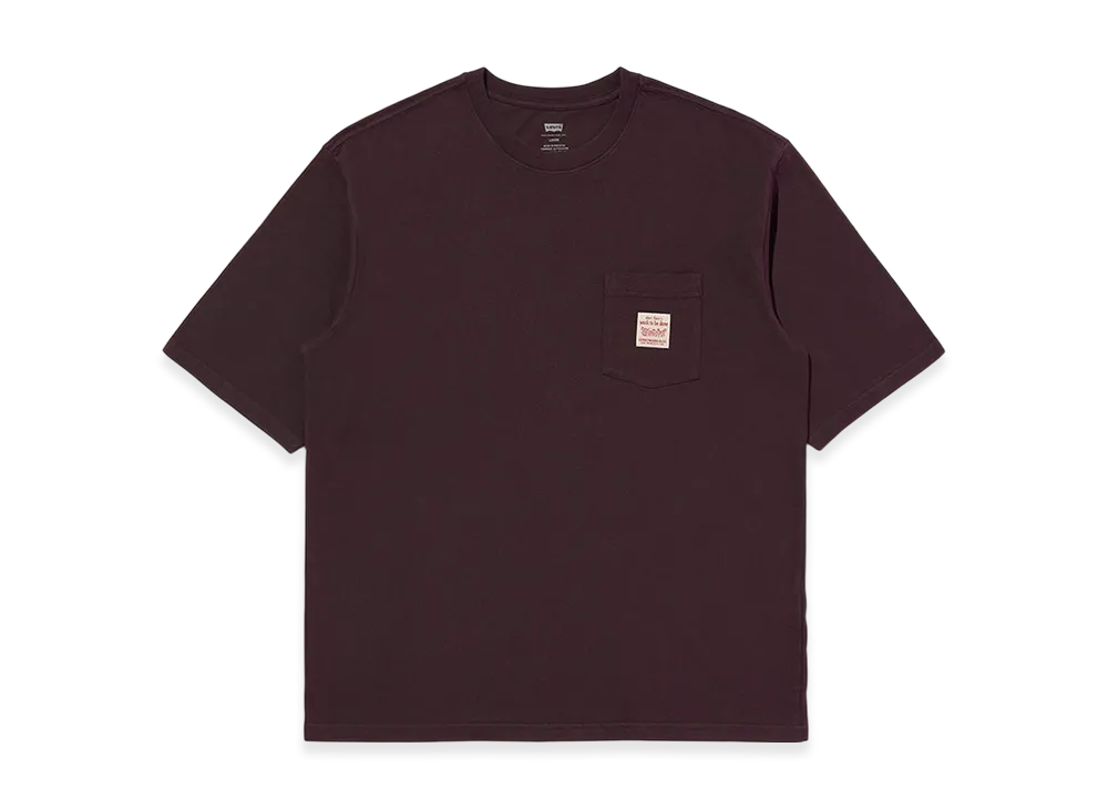 LEVI'S Workwear T-shirt "Burgundy"