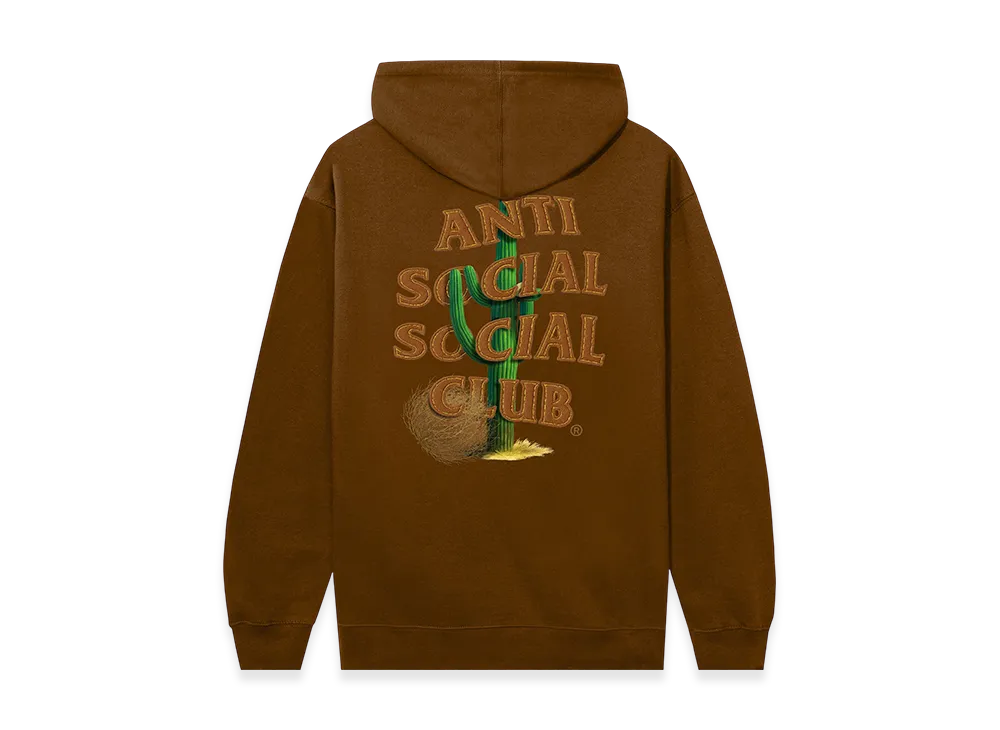 ANTI SOCIAL SOCIAL CLUB Cactus Mind Games Hoodie "Saddle"