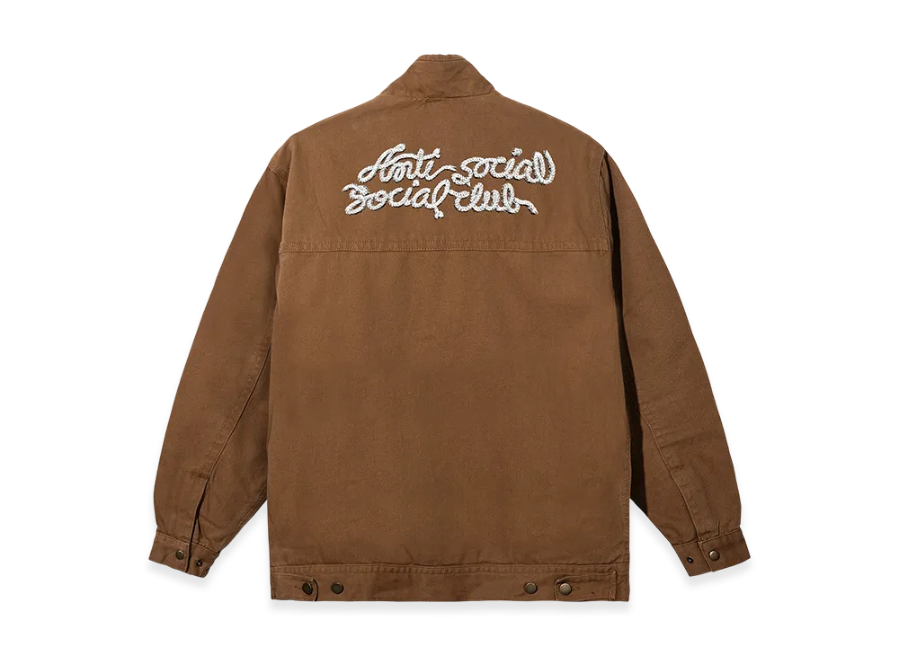 ANTI SOCIAL SOCIAL CLUB Western Workwear Jacket "Duck Brown"
