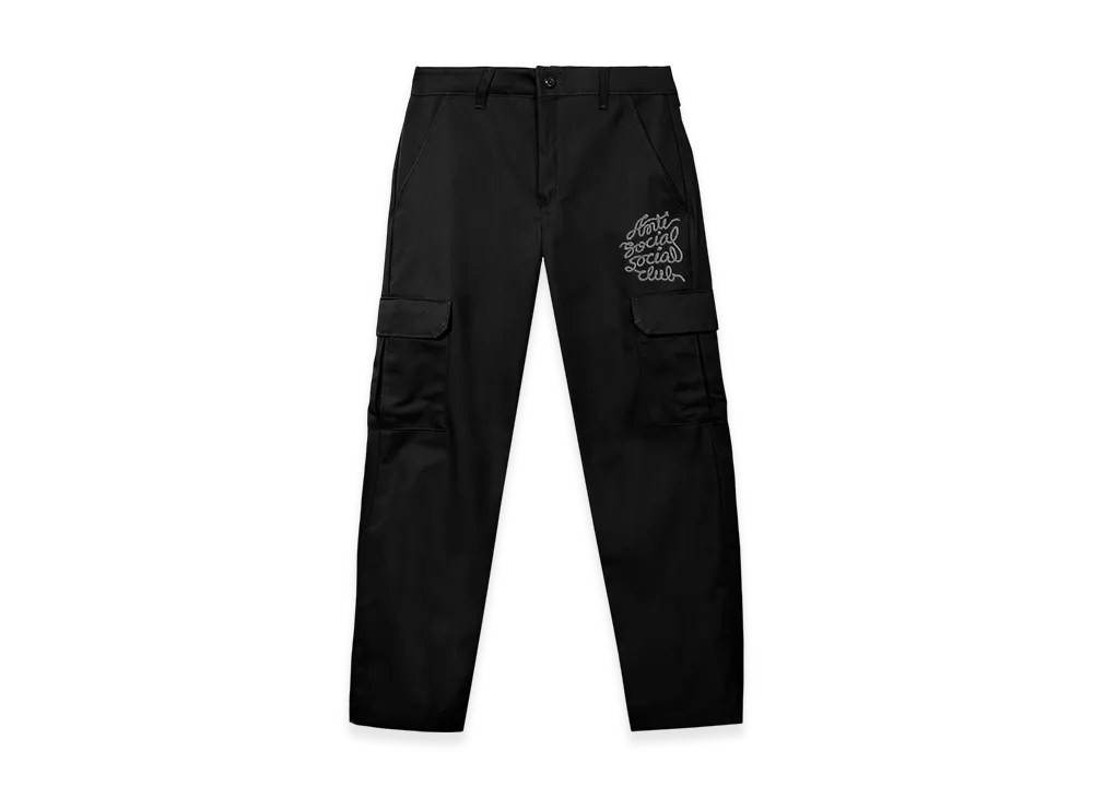 ANTI SOCIAL SOCIAL CLUB Western Cargo Work Pants "Black"
