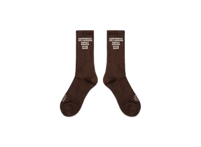 ANTI SOCIAL SOCIAL CLUB Western Sock "Brown"