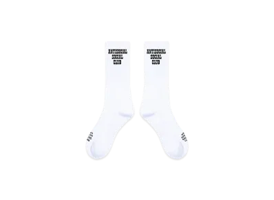 ANTI SOCIAL SOCIAL CLUB Western Sock "White"