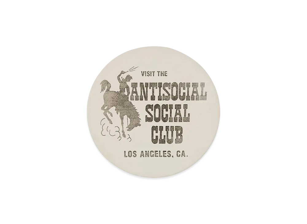 ANTI SOCIAL SOCIAL CLUB Western Coaster "White"