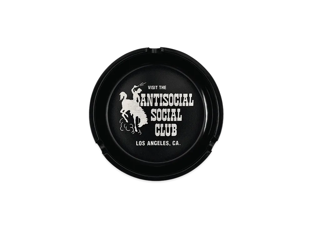 ANTI SOCIAL SOCIAL CLUB Western Ashtray "Black"
