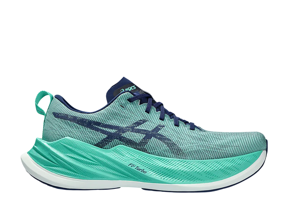 アシックス スーパーブラスト "オーロラグリーン/ブルーエクスパンス"