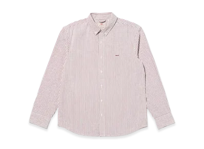 LEVI'S Authentic Button-Down Shirts "White/Red"