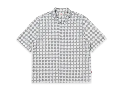 LEVI'S Open-Collar Box Shirt "White"