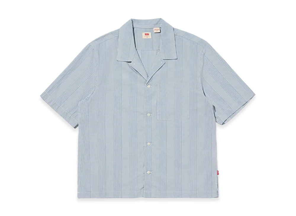 LEVI'S Open-Collar Box Shirt "Blue"