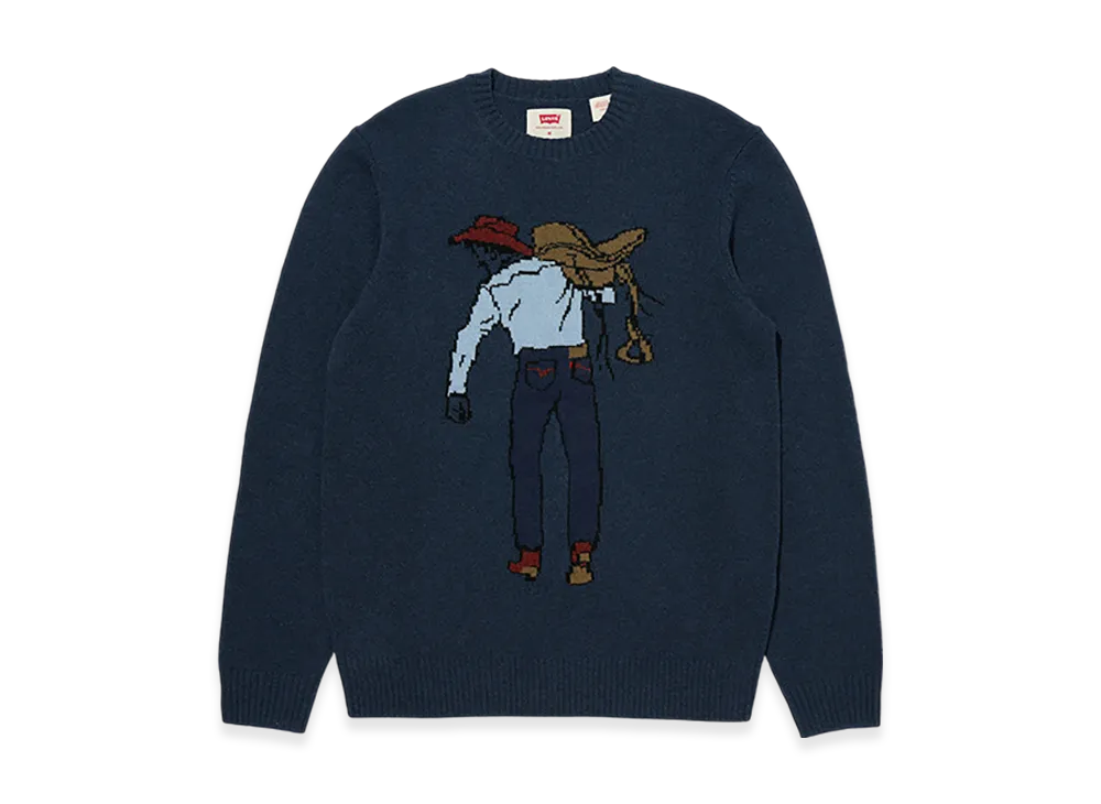 LEVI'S Crew Neck Sweater "Navy"