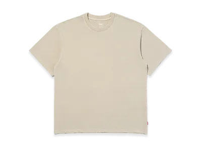 LEVI'S Cropped Short Sleeve T-Shirt "Beige"