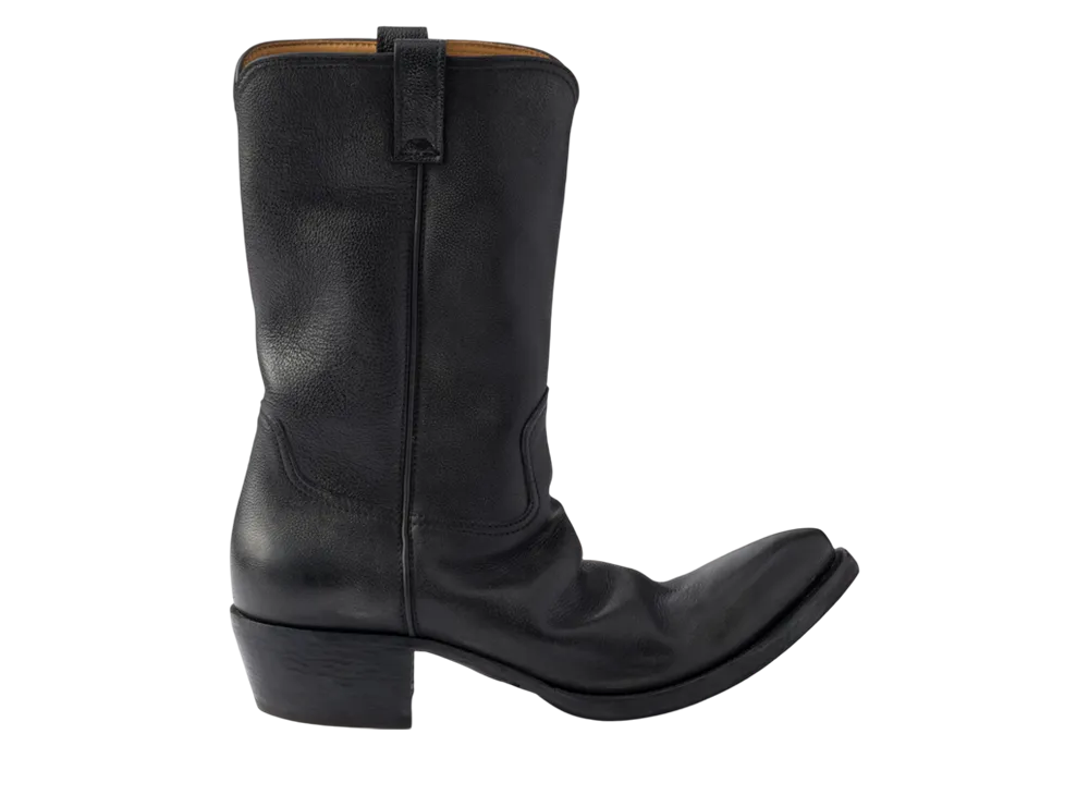 プラダ レザー ブーツ "ブラック"