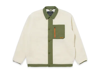 LEVI'S Sherpa Coach Jacket "White"