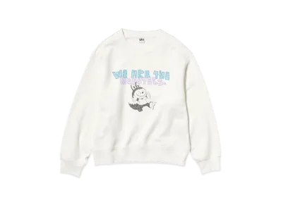 Uniqlo x POP MART THE MONSTERS (LABUBU) Sweat Shirt Girls "White"