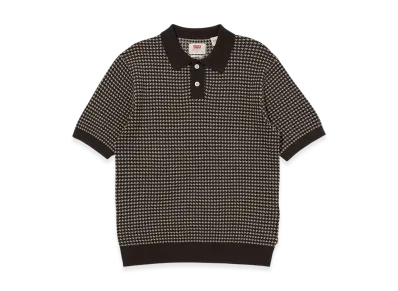 LEVI'S Sweater Knit Polo "Brown"