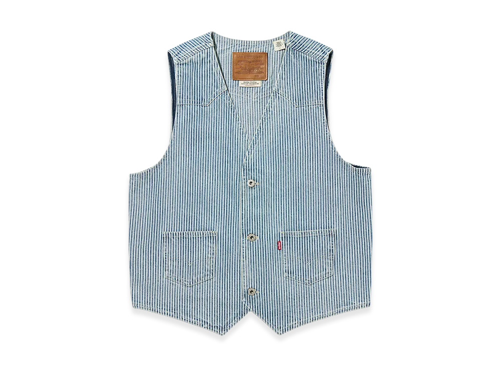 LEVI'S Denim Vest "Hickory Stripe"