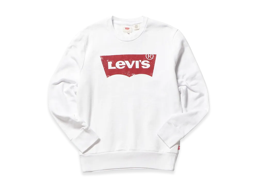 LEVI'S Bat Wing Logo Sweatshirt "White"