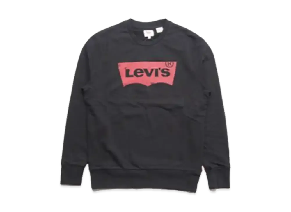 LEVI'S Bat Wing Logo Sweatshirt "Black"