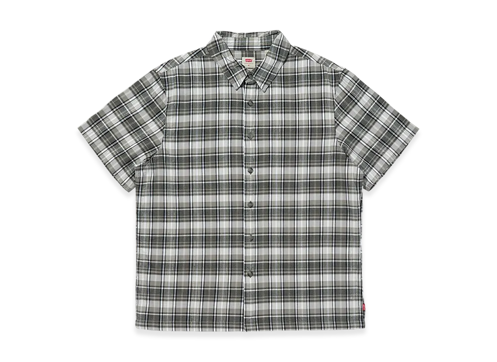 LEVI'S Regular Collar Short Sleeve Shirt "Gray"