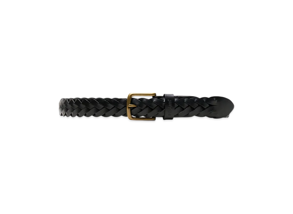 LEVI'S Braided Leather Belt "Black"