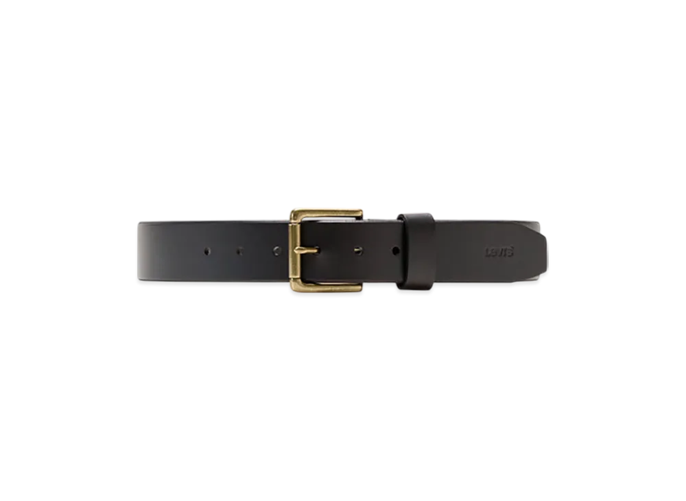 LEVI'S Leather Belt "Dark Brown"