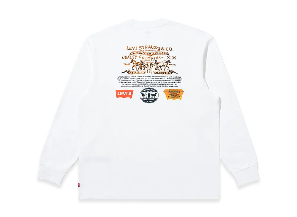 LEVI'S Long Sleeve T-Shirt "White"