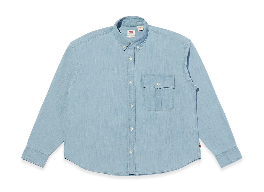 LEVI'S Long Sleeve Box Shirt "Blue"