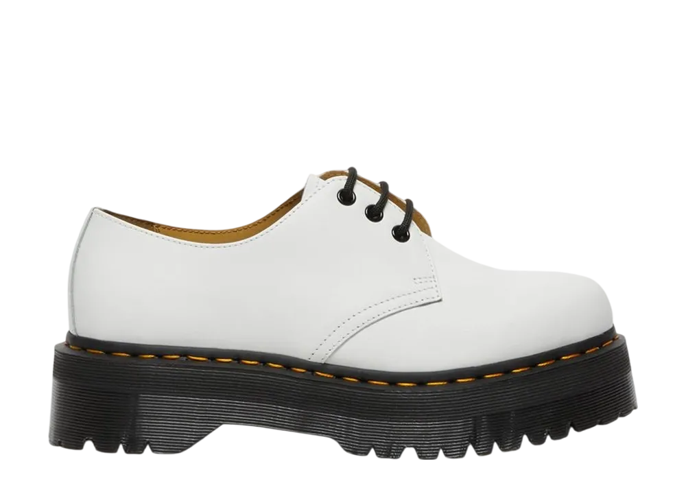 Dr.Martens 1461 Quad Smooth Leather Platform Shoes 