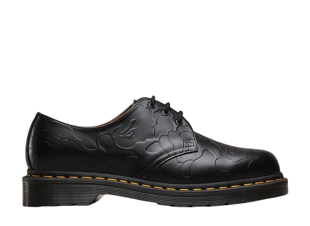A BATHING APE × Dr.Martens 1461 3-Eye Shoes "Black"