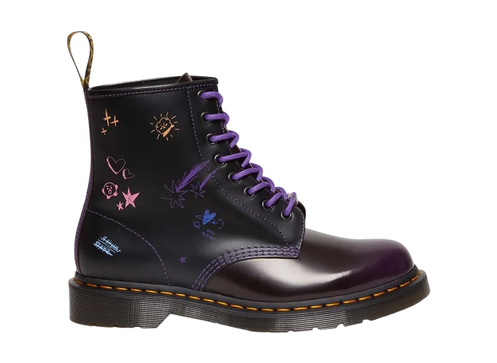 ビーティーニジュウイチ × ドクターマーチン 1460 8ホール ブーツ "パープル/ブラック"