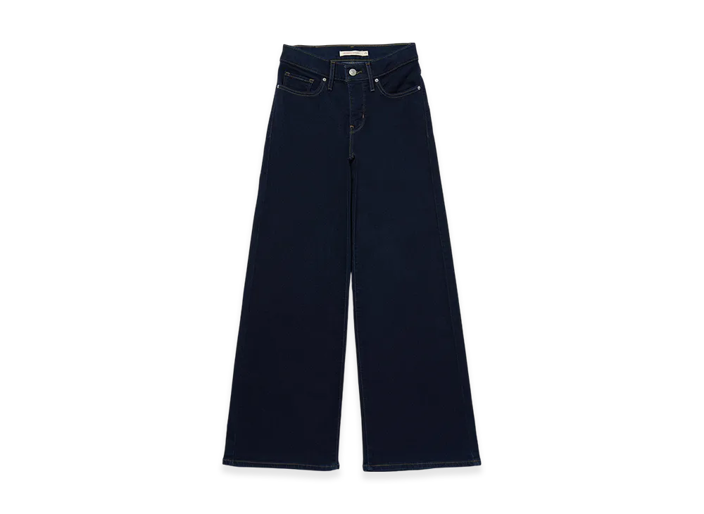 LEVI'S 318 Shaping Wide Leg Jeans "Dark Indigo"