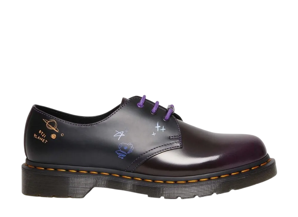 ビーティーニジュウイチ × ドクターマーチン 1461 3ホール シューズ "パープル/ブラック"