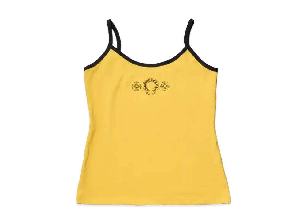 Chrome Hearts Roller Skates Horseshoe Camisole "Yellow/Black"