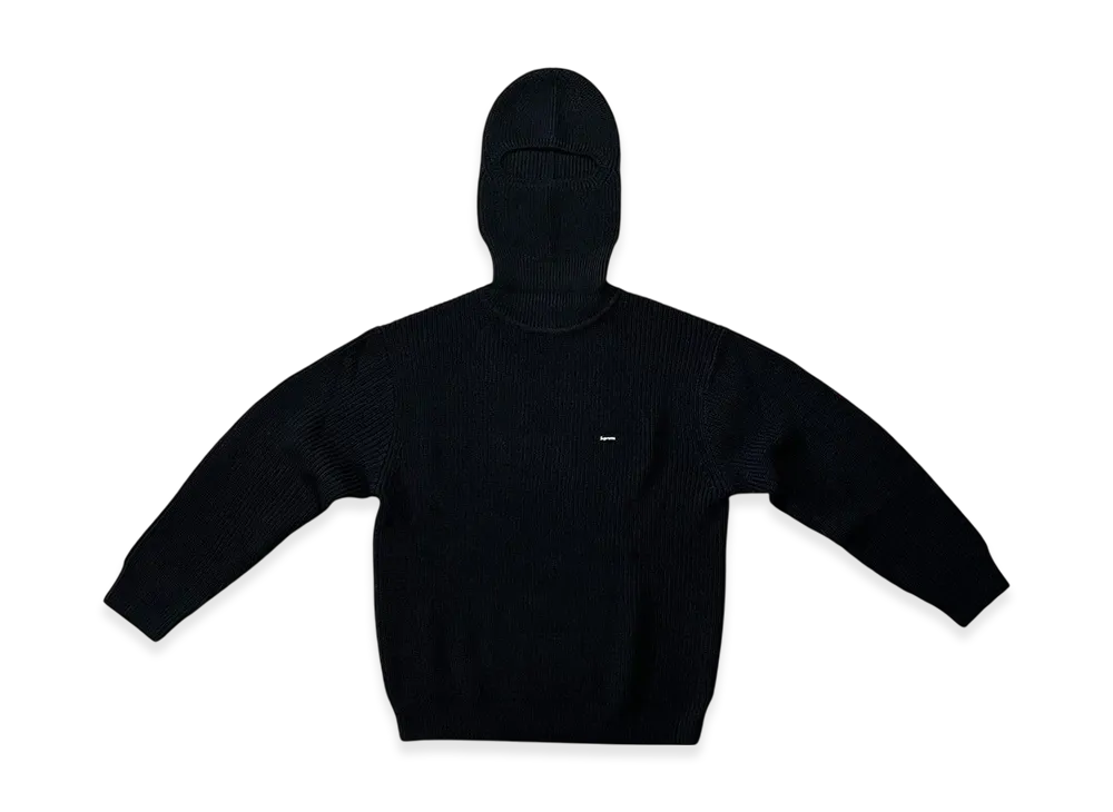 シュプリーム スモール ボックス バラクラバ タートルネック セーター "ブラック"