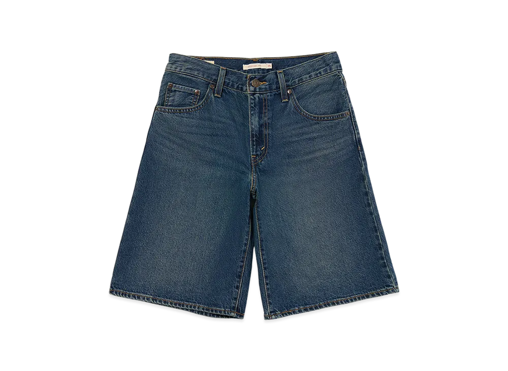 LEVI'S Baggy Dad Jeans Short "Dark Indigo"