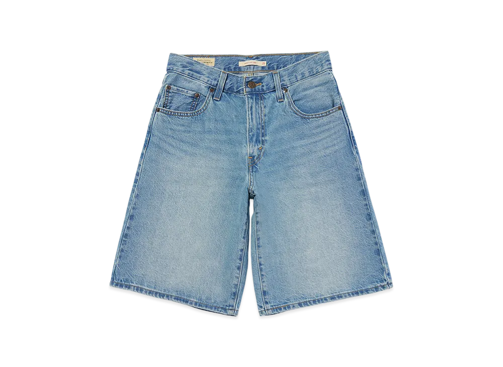 LEVI'S Baggy Dad Jeans Short "Medium Indigo"