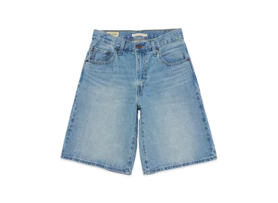 LEVI'S Baggy Dad Jeans Short "Medium Indigo"